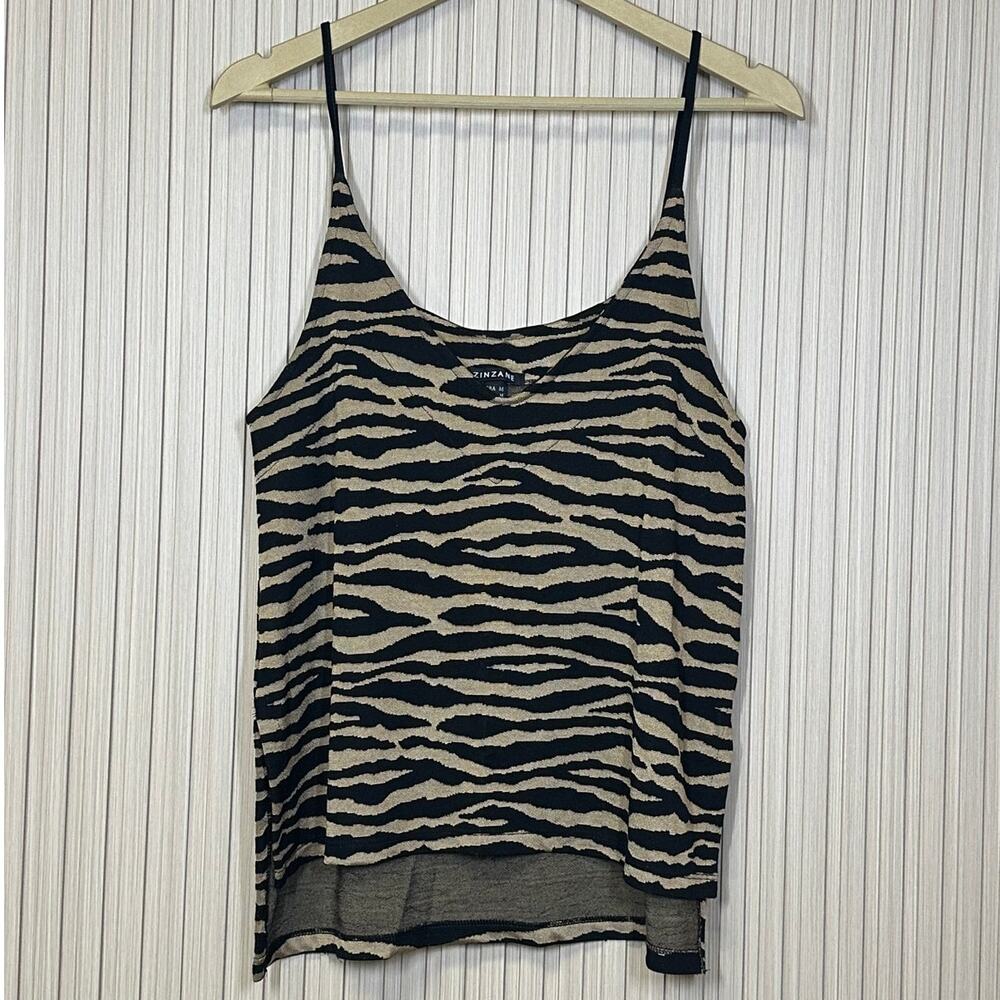 ZINZANE Women's Leopard Print Top Size M